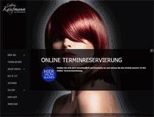 Tablet Screenshot of coiffeur-kaufmann.com